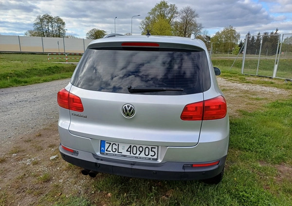 Volkswagen Tiguan cena 47000 przebieg: 119000, rok produkcji 2011 z Nowogard małe 56